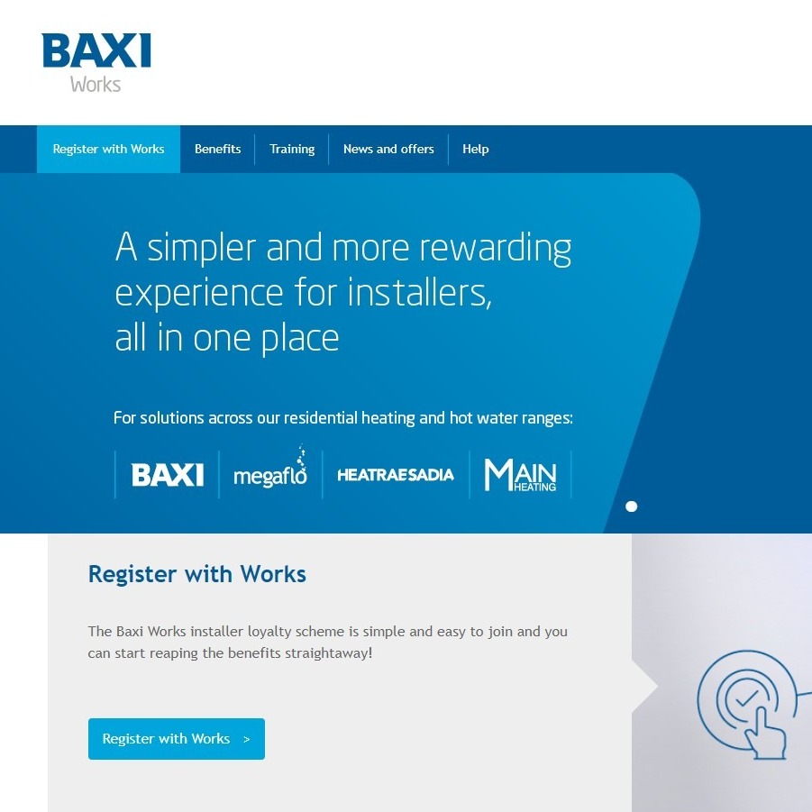 Baxi Works installer loyalty scheme