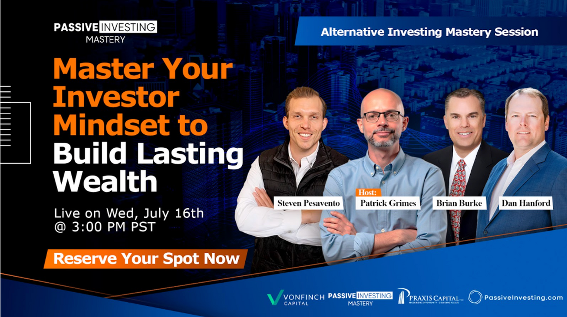 Master Your Investor Mindset to Build Lasting Wealth Panel