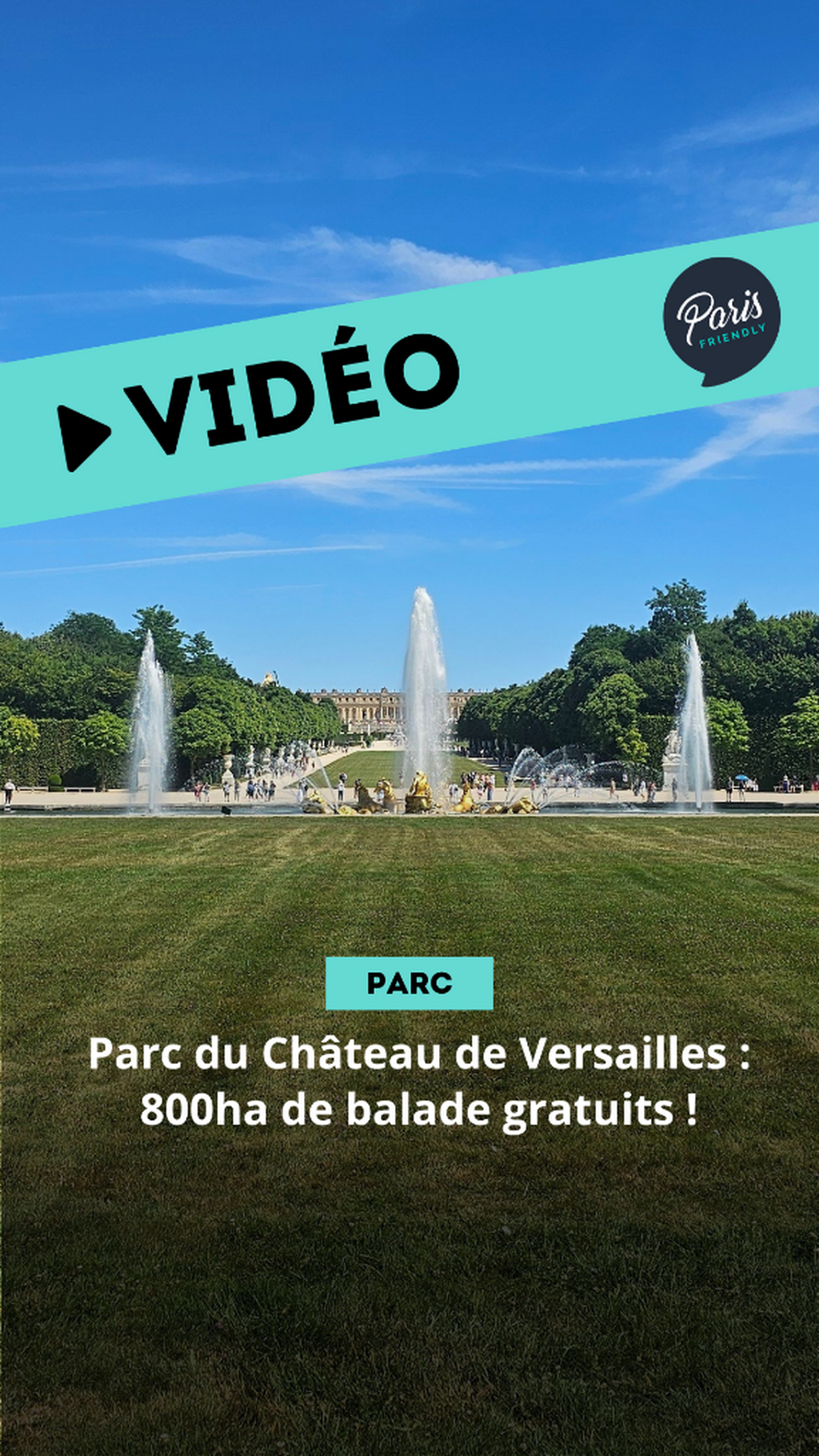 Visite gratuite du parc du Ch&acirc;teau de Versailles : 800 hectares de balade royale