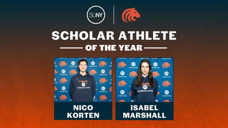 Korten, Marshall Earn SUNY Scholar-Athlete Honors