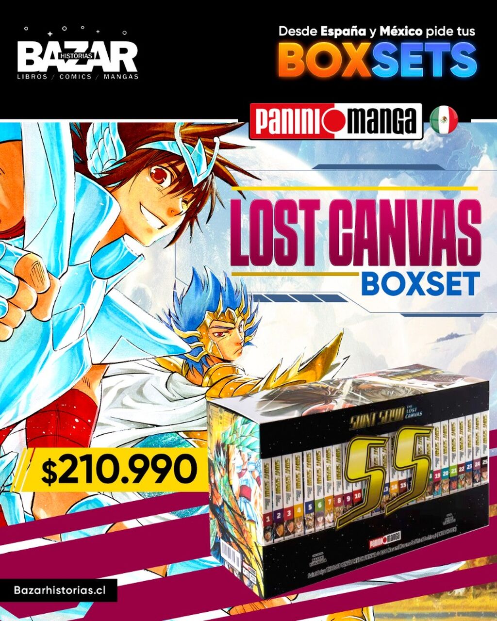 Boxset Saint Seiya: The Lost Canvas | Panini M&eacute;xico