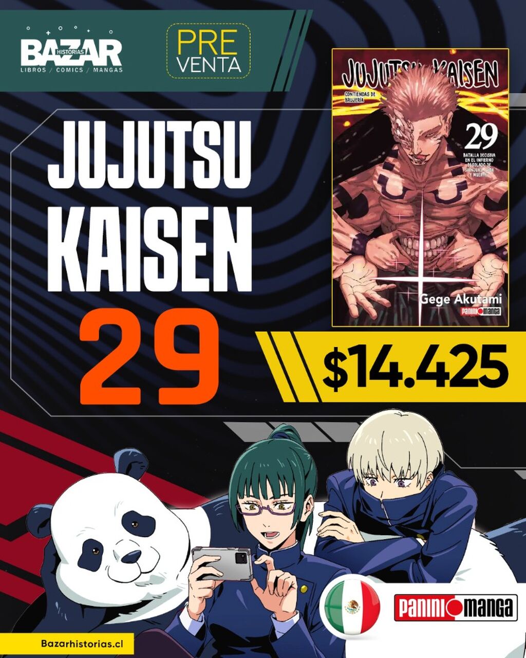 Jujutsu Kaisen N.29 | Panini M&eacute;xico