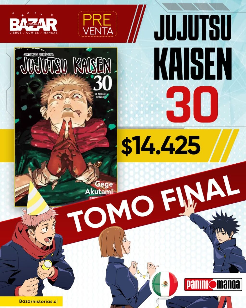 Jujutsu Kaisen N.30 | Panini M&eacute;xico