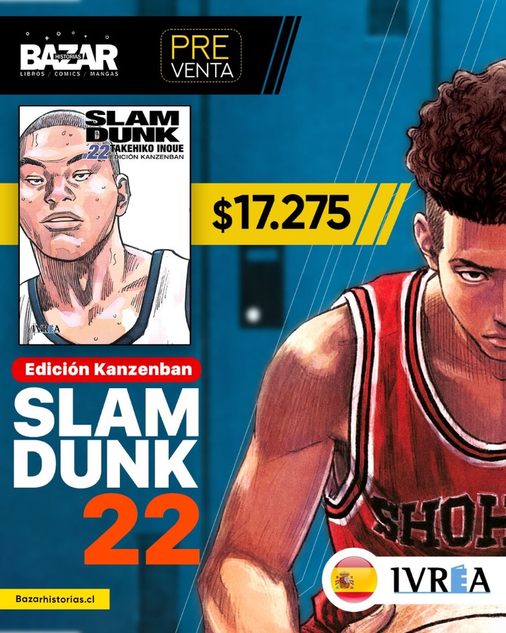 Slam Dunk (Edici&oacute;n Kanzenban) 22 | IVREA ESPA&Ntilde;A