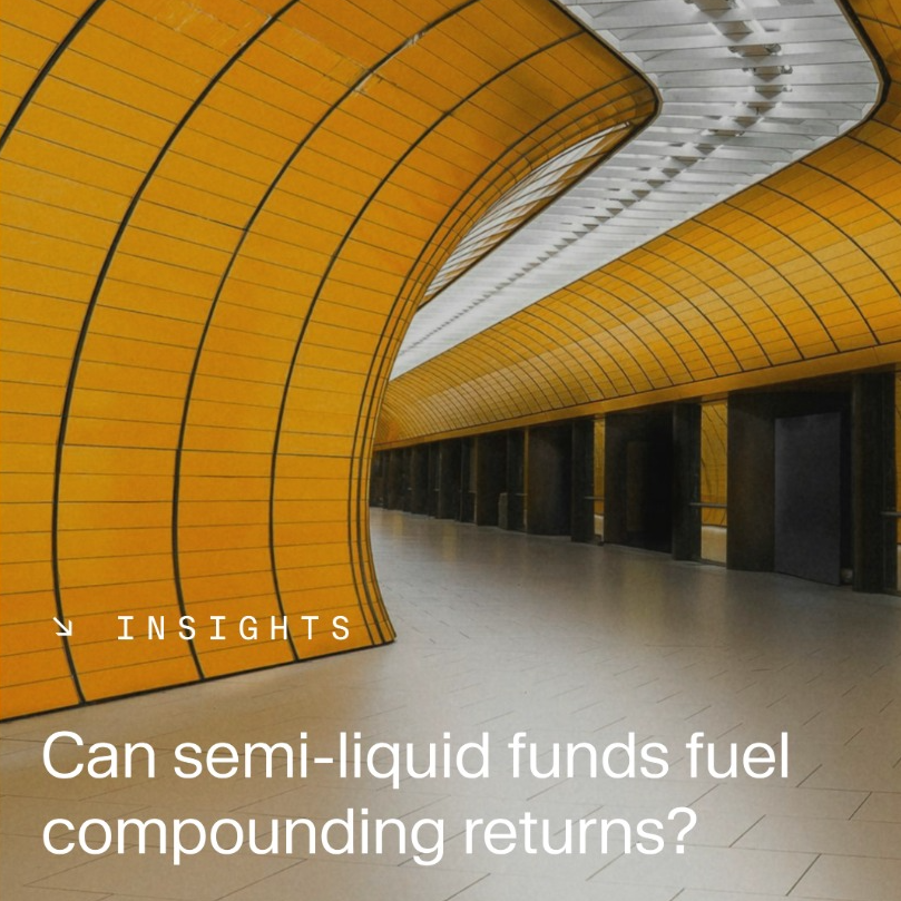 Can semi-liquid funds fuel compounding returns?