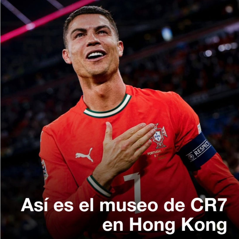 As&iacute; es el museo de CR7 en Hong Kong