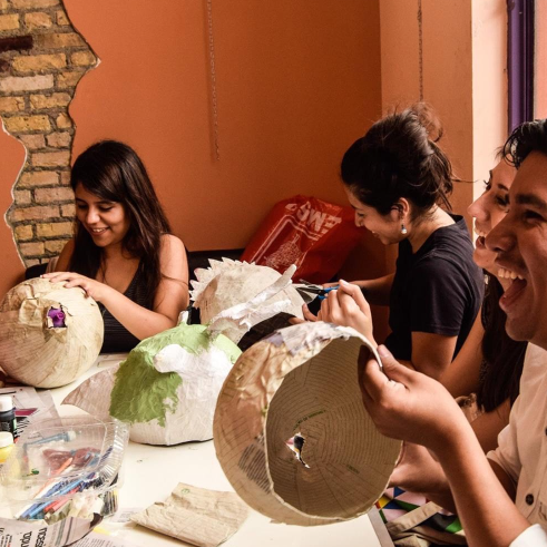 mask making workshop