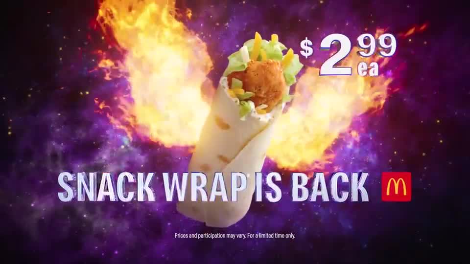 How McDonald&rsquo;s new Snack Wrap ad stacks up to chicken wrap competitors