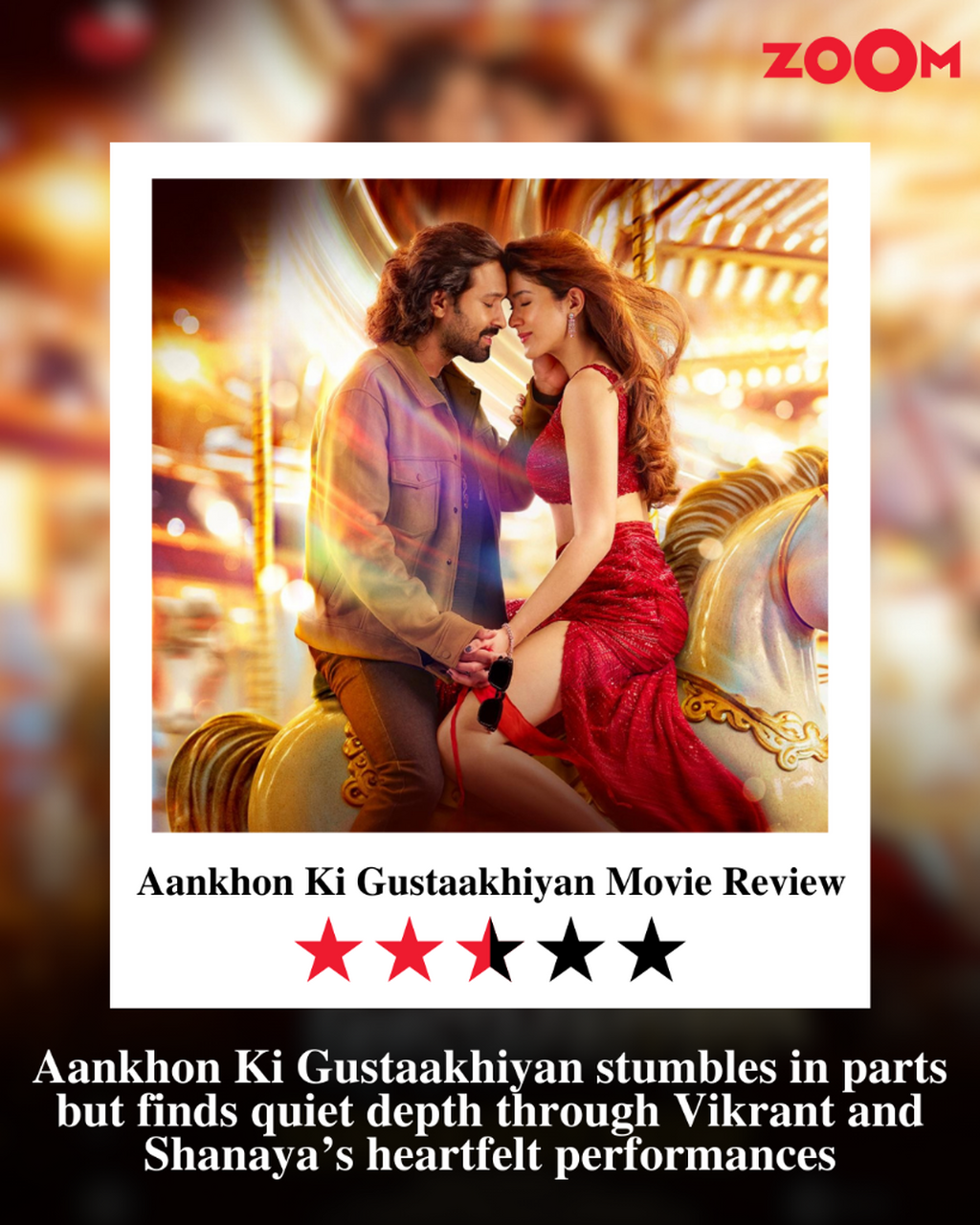Aankhon Ki Gustaakhiyan Movie Review: Shanaya Kapoor Impresses In Sensory Love Story, Vikrant Massey Shines