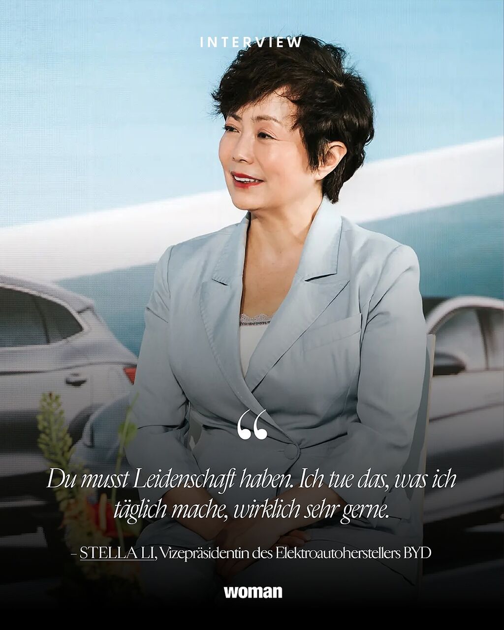 BYD Vizepr&auml;sidentin Stella Li &uuml;ber ihre Karriere