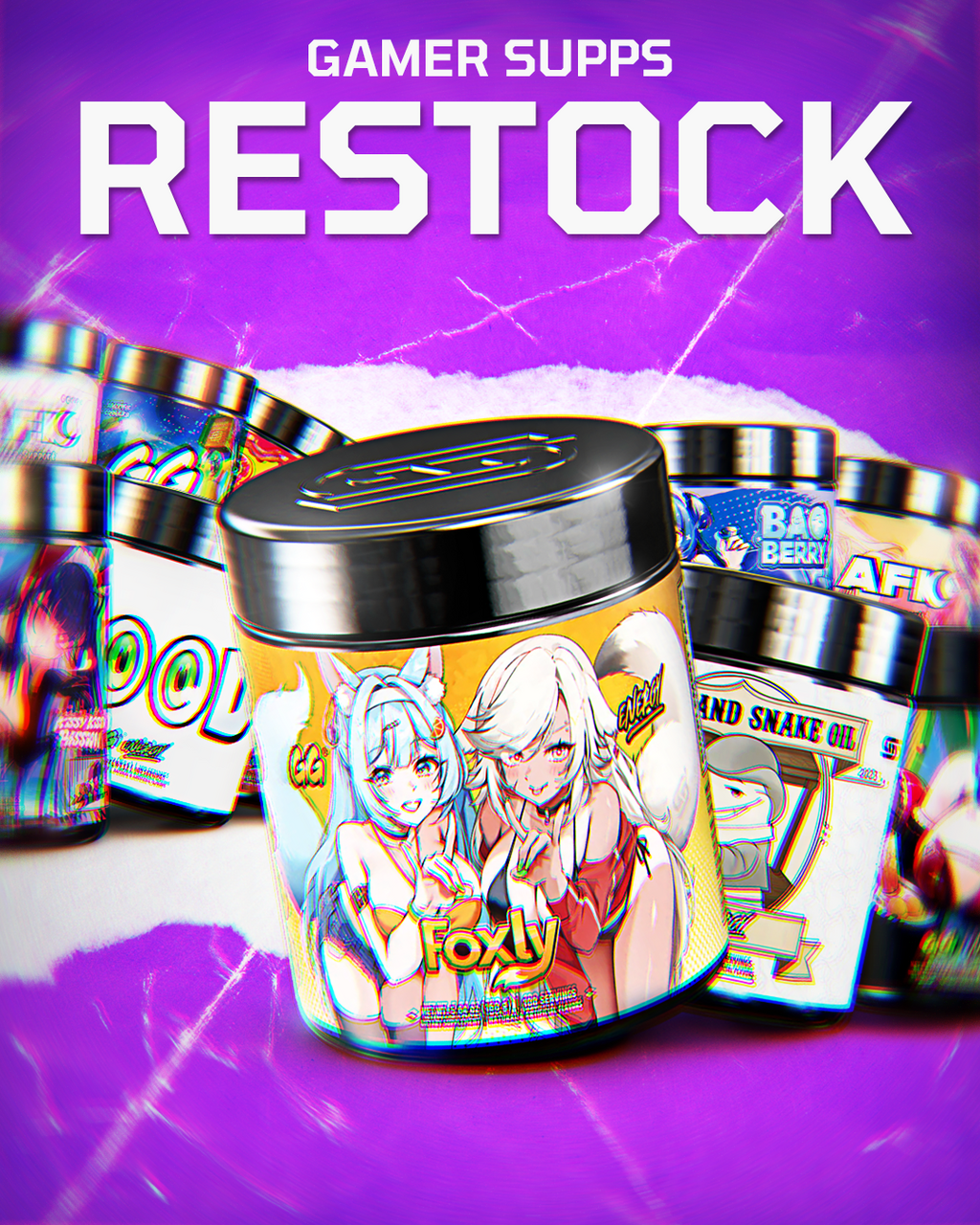Gamer Supps Restock 2025-07-11