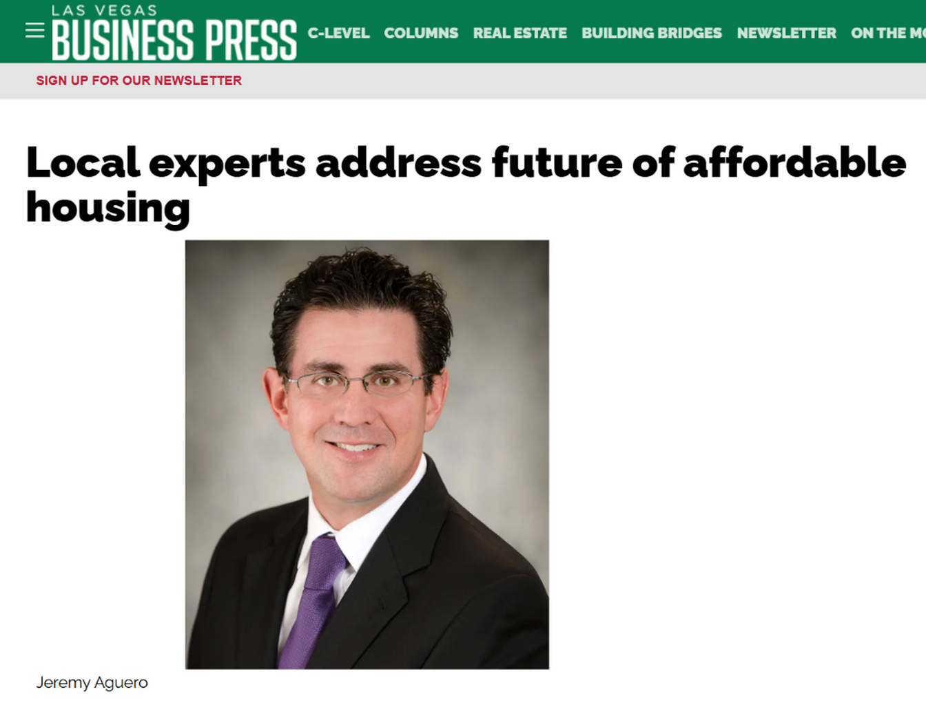 Local experts address future of affordable housing - Las Vegas Business Press