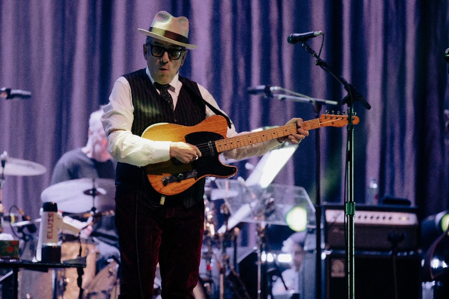 Elvis Costello & The Imposters w/ Charlie Sexton in Miami Beach July 12
