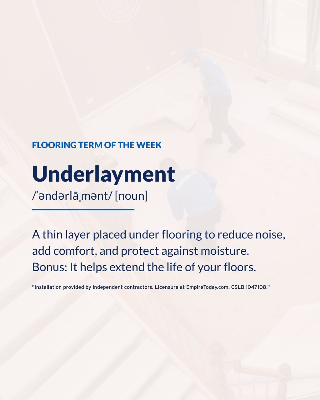 What's Under Your Floor Matters
