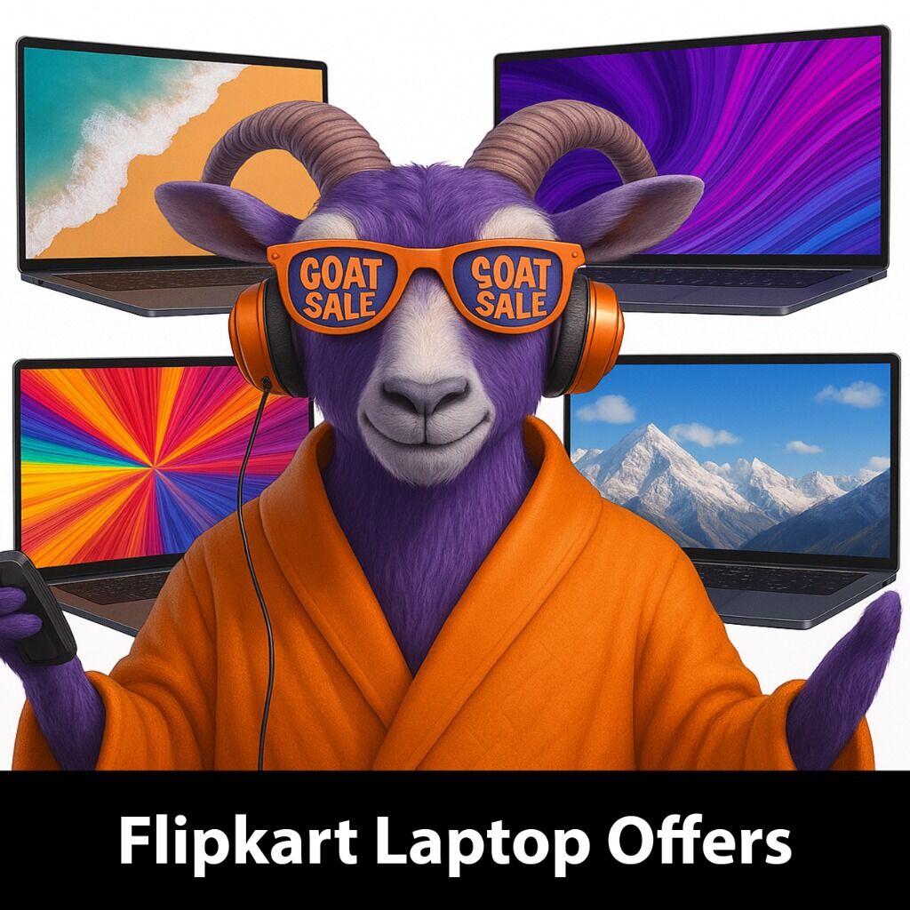 Flipkart GOAT Sale laptop offers