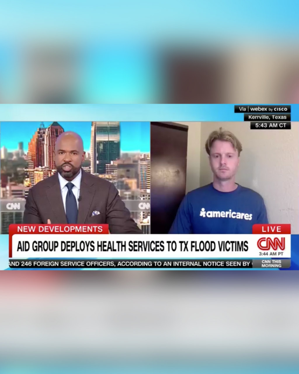CNN Interview with Americares Emergency Team Lead Jack O'Rourke