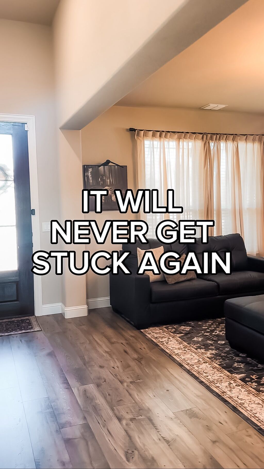 CURTAINS WILL NEVER GET STUCK ON THE ROD AGAIN