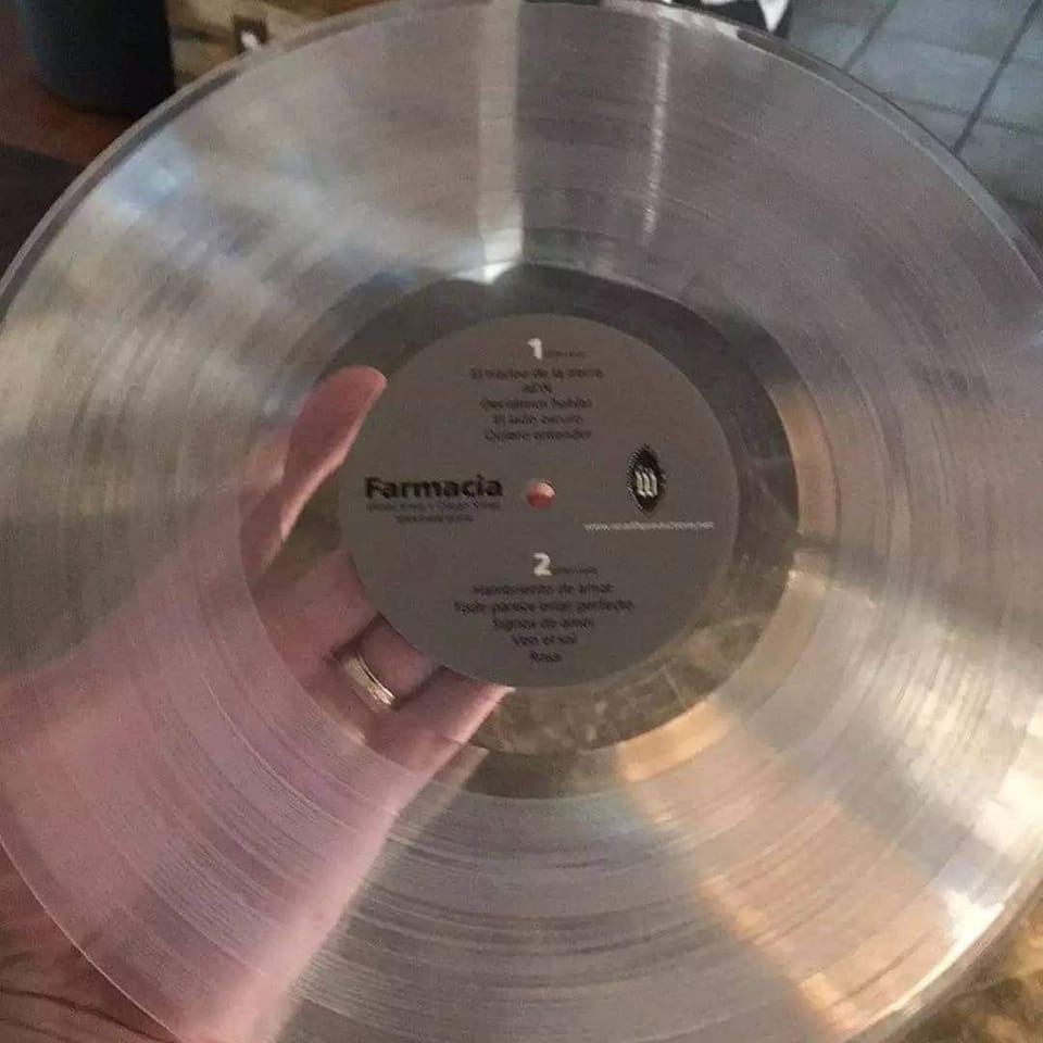 Farmacia 20th anniversary clear vinyl (Wraith Productions)