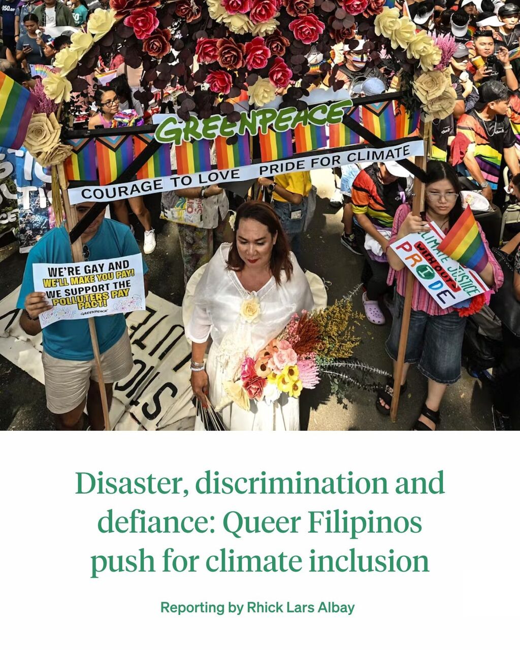 Disaster, discrimination and defiance: Queer Filipinos push for climate inclusion