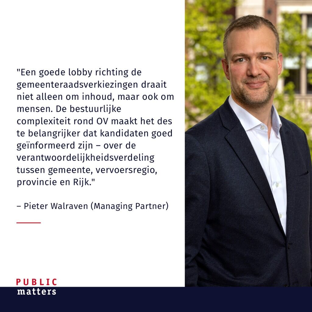 Gemeenteraadsverkiezingen 2026: een sterker mandaat voor investeringen in het OV