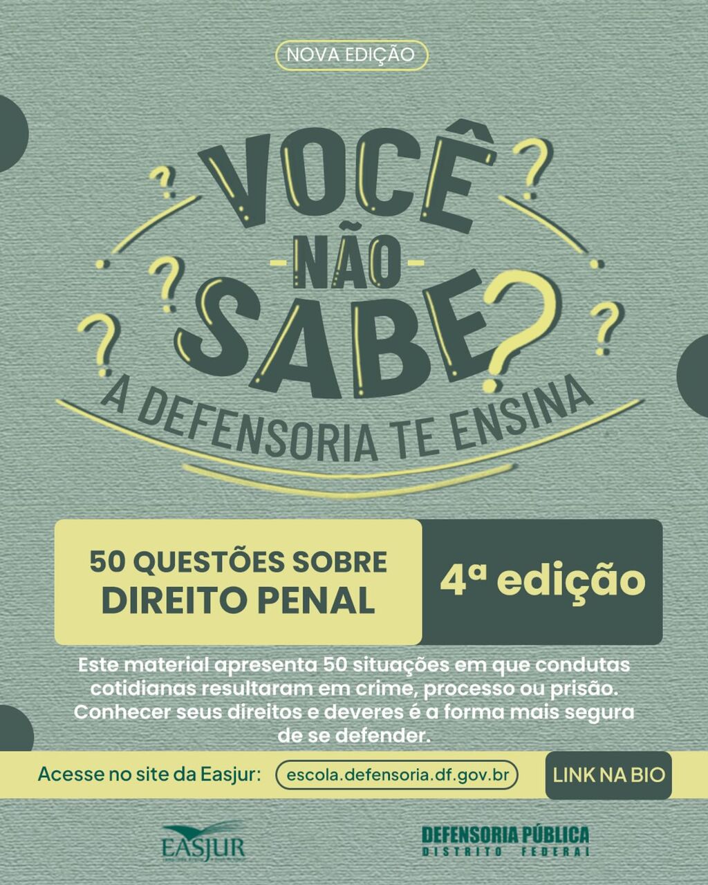 Voc&ecirc; N&atilde;o Sabe? Direito Penal