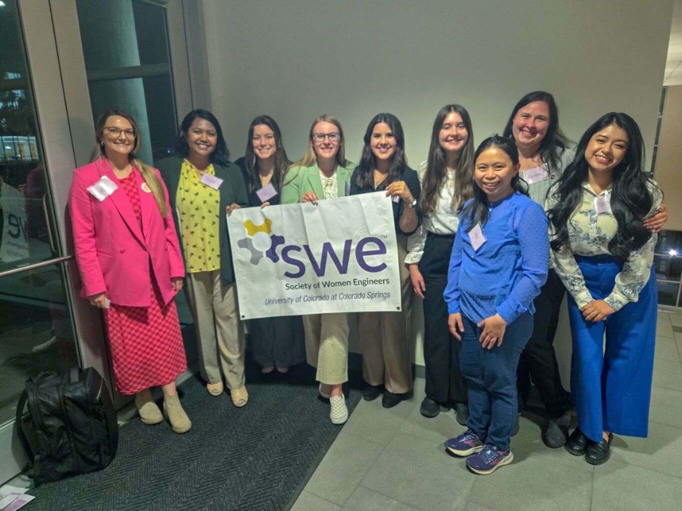 SWE Networking Event Photo Feature on Communique!