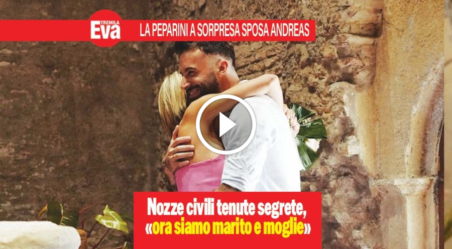Veronica Peparini e Andreas M&uuml;ller si sono sposati in Comune