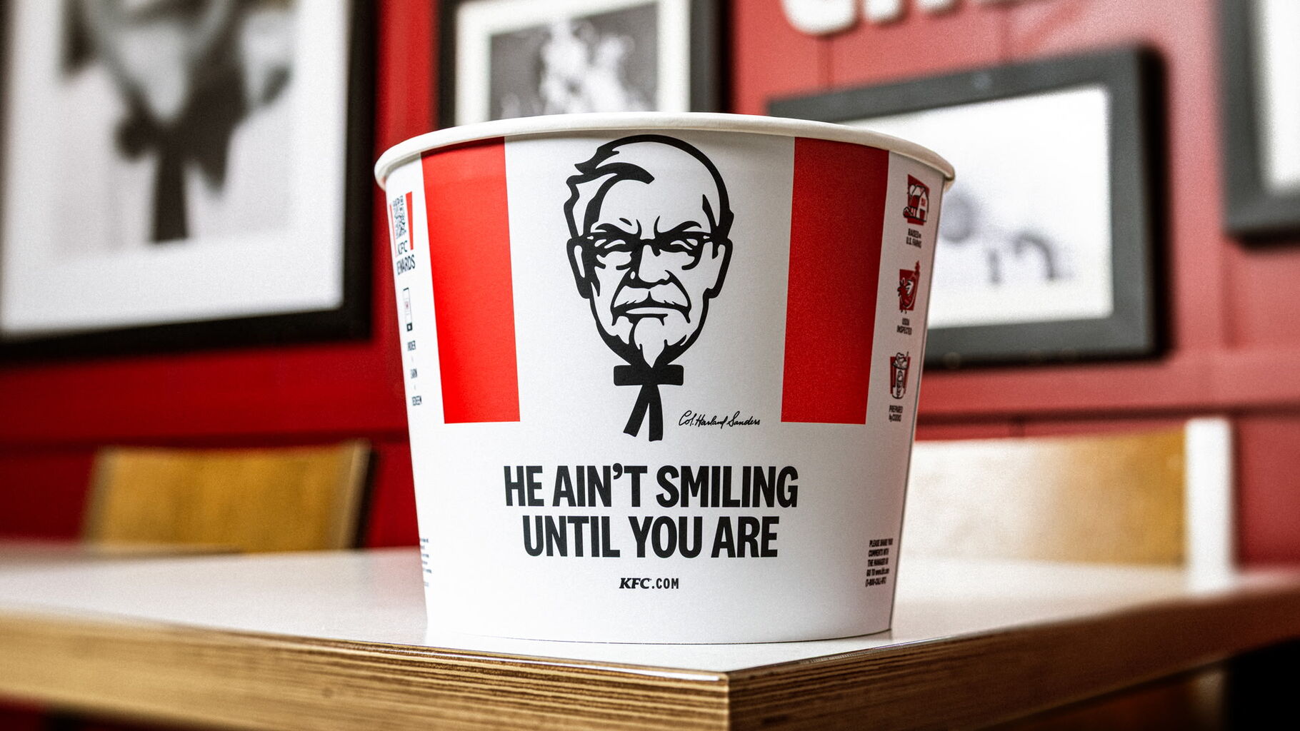 Why KFC&rsquo;s latest campaign features a serious Colonel Sanders