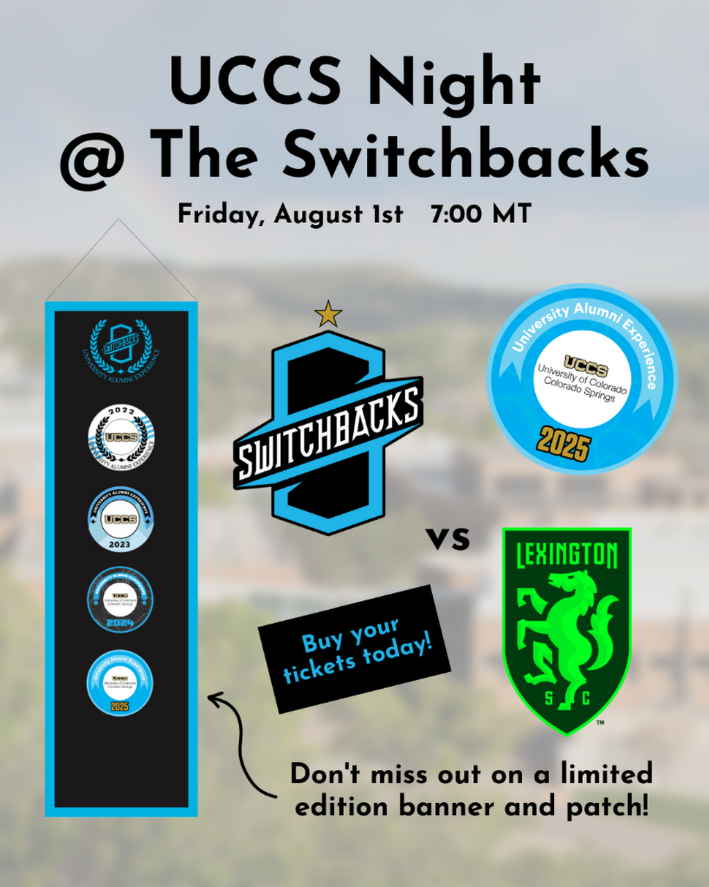 Get Tickets for UCCS Night @ the Switchbacks!
