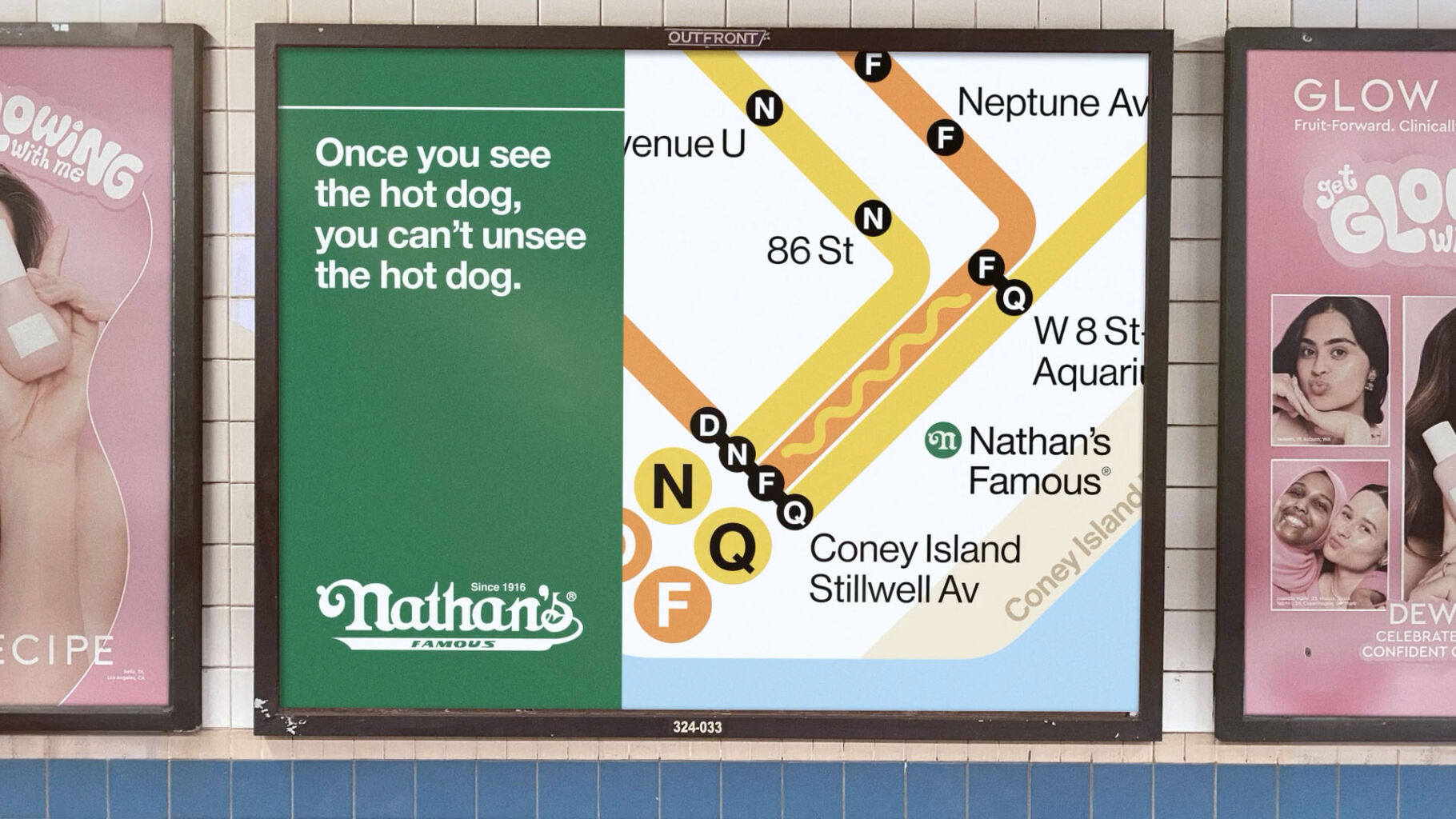 Nathan&rsquo;s Famous found a hot dog hidden in NYC&rsquo;s redesigned subway map