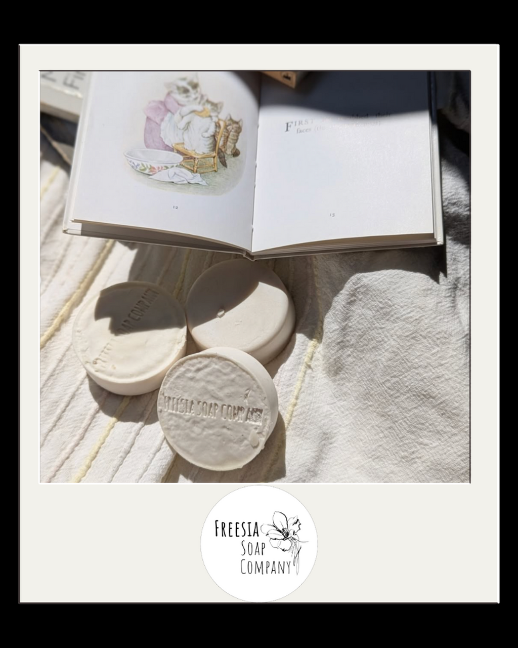 Freesia Soap Company, handcrafted, luxurious, eczema, natural