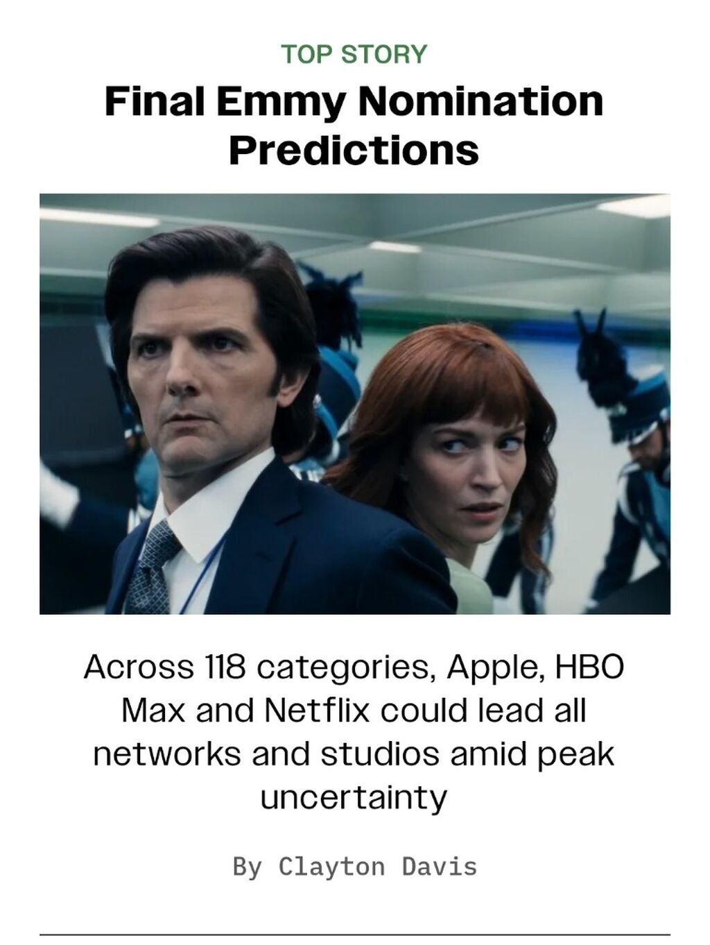 Final 2025 Emmy Nomination Predictions