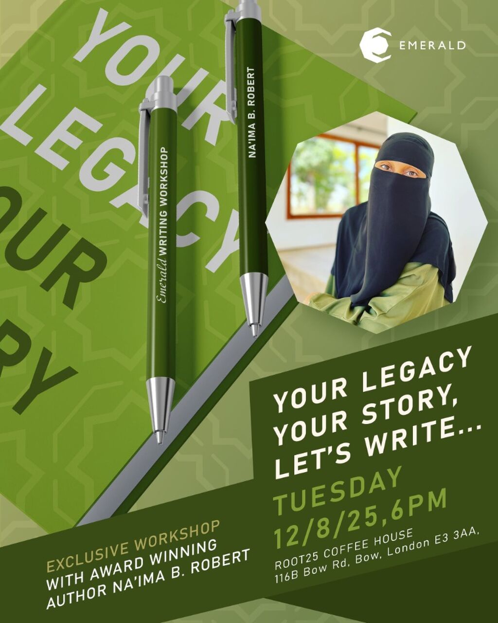 EMERALD WRITING WORKSHOP - 12/8/25