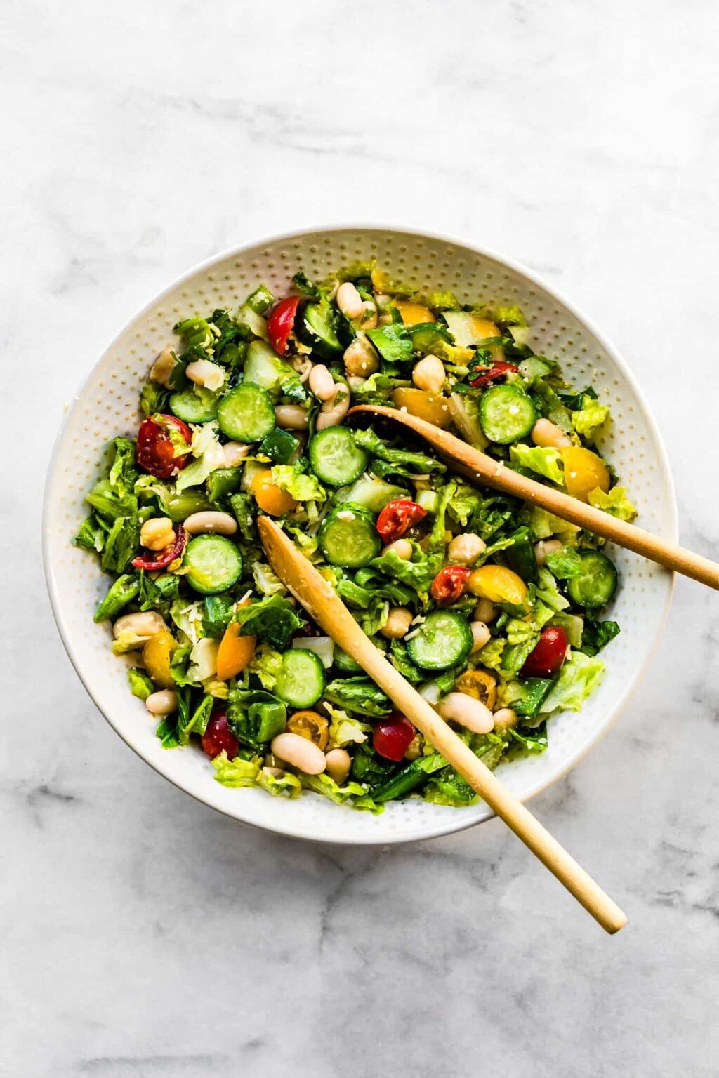Romaine Salad with White Beans
