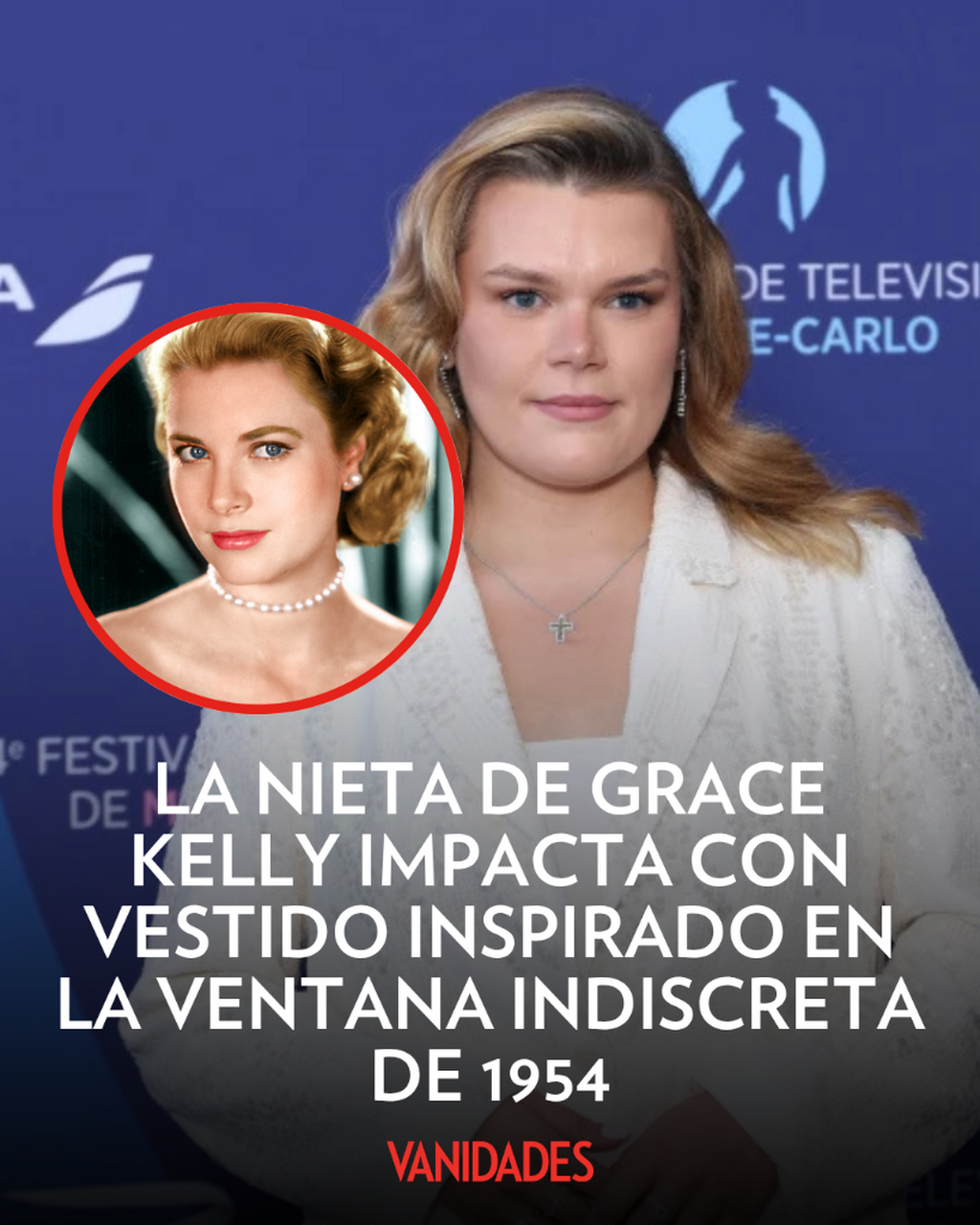 La nieta de Grace Kelly impacta con vestido inspirado en La Ventana Indiscreta de 1954