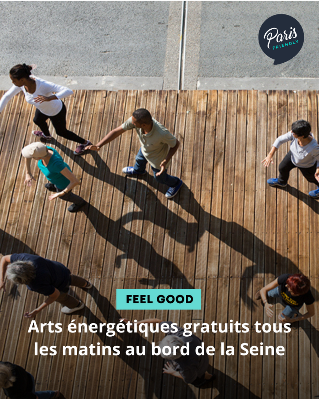 Arts &eacute;nerg&eacute;tiques gratuits tous les matins au bord de la Seine