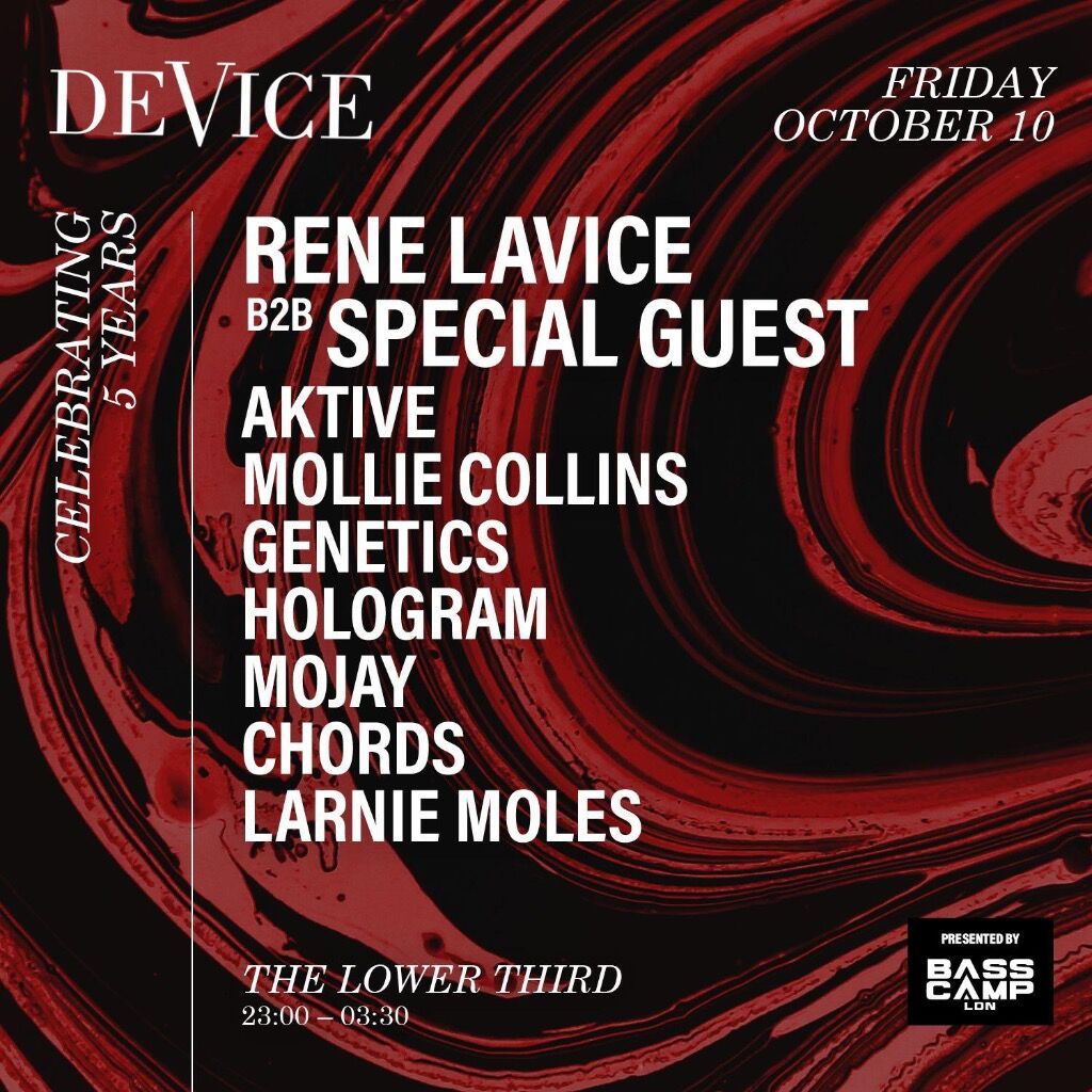 Basscamp: Device Records 5 Year Anniversary 