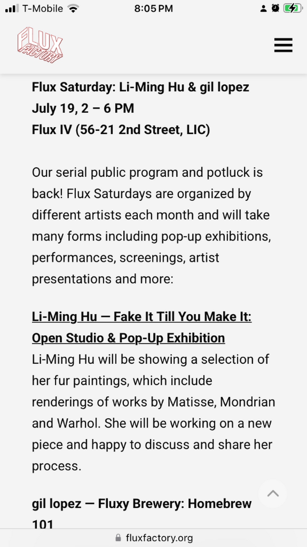 07/19, 2-6pm | Homebrew 101 (FluxIV 56-21 2nd Street, LIC)