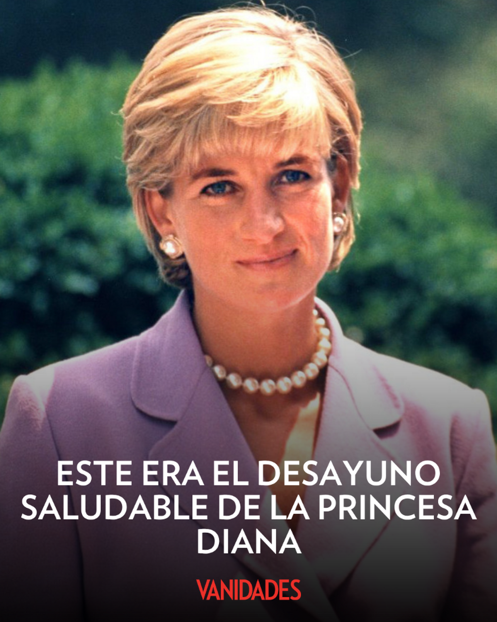 &iexcl;Ni ayuno intermitente ni dieta keto! Este era el desayuno saludable de la princesa Diana