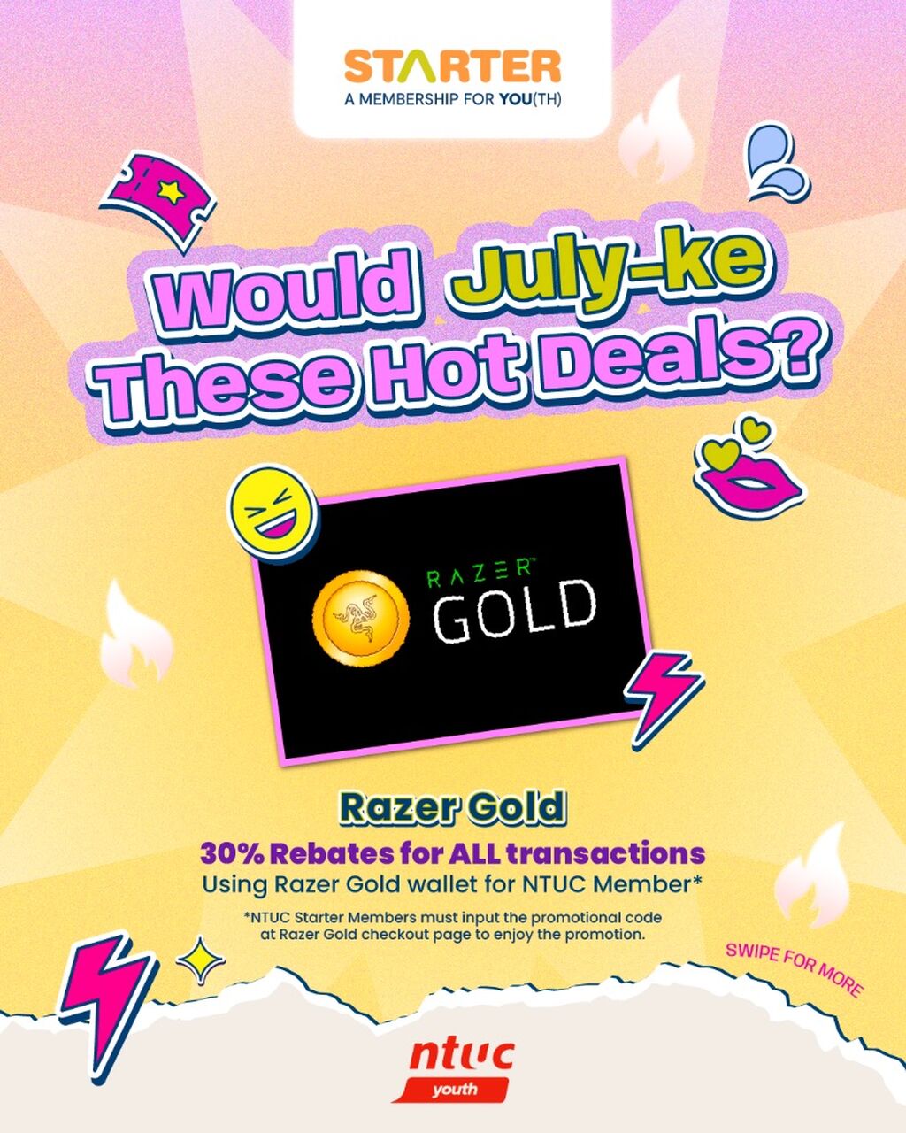 July Monthly Deals