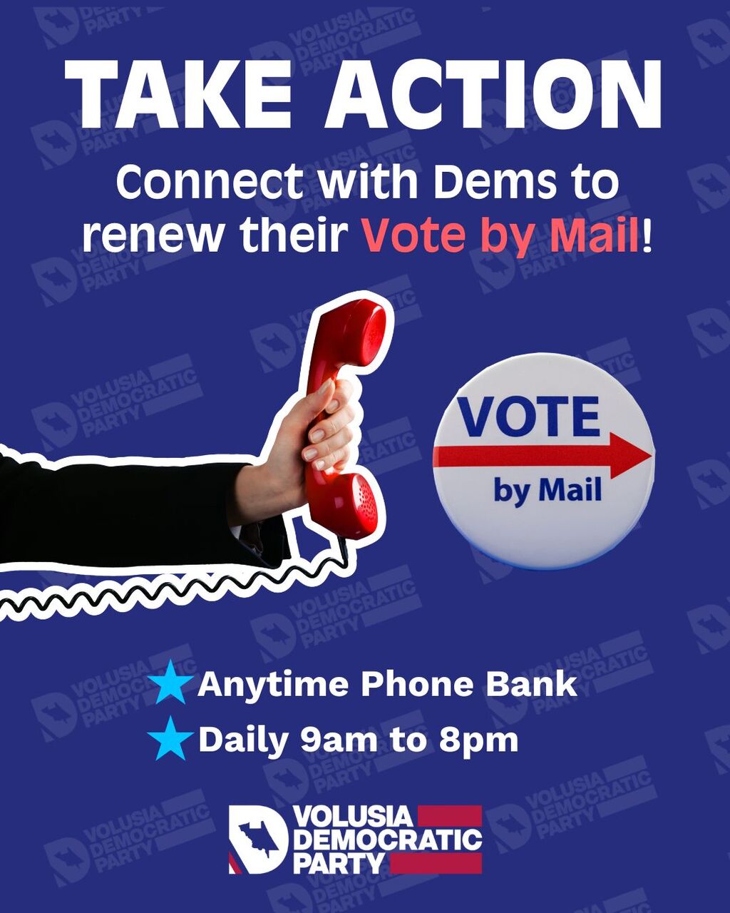 Vote by Mail Re-Enrollment Phone Bank