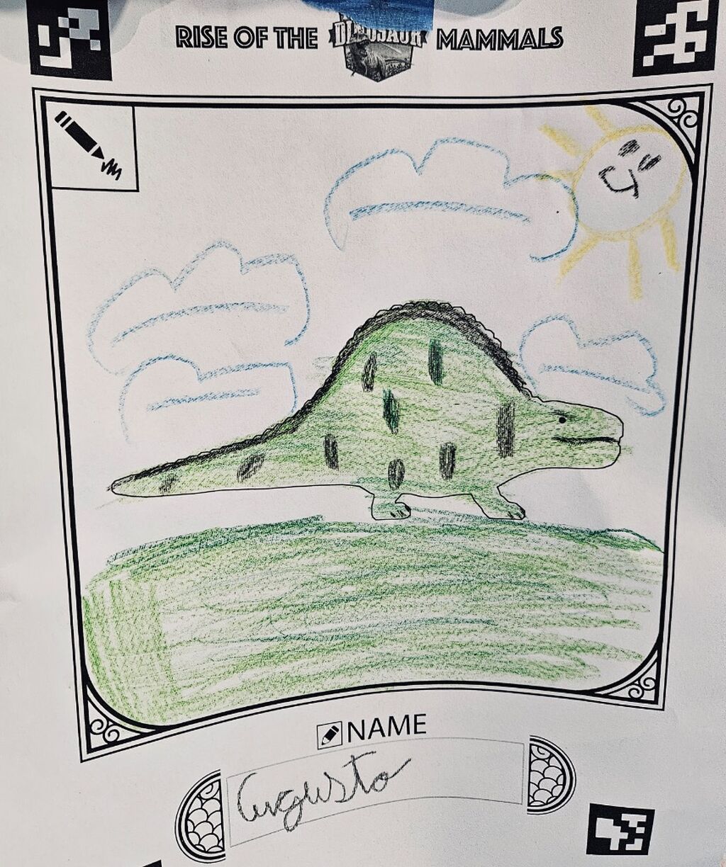 MODS Dino Drawing Contest 
