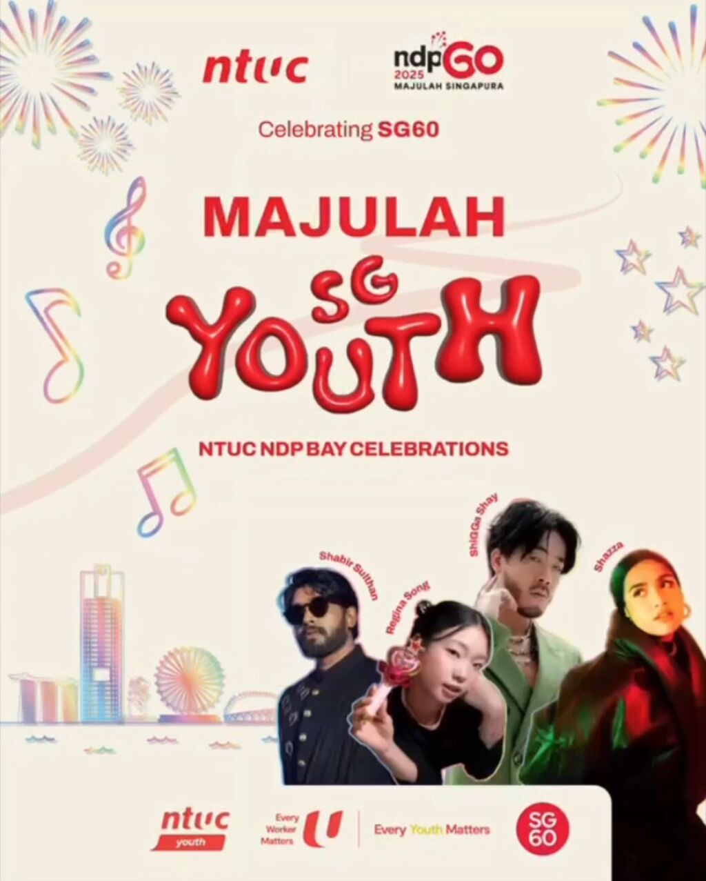 NTUC NDP Bay Celebrations Hype Post 