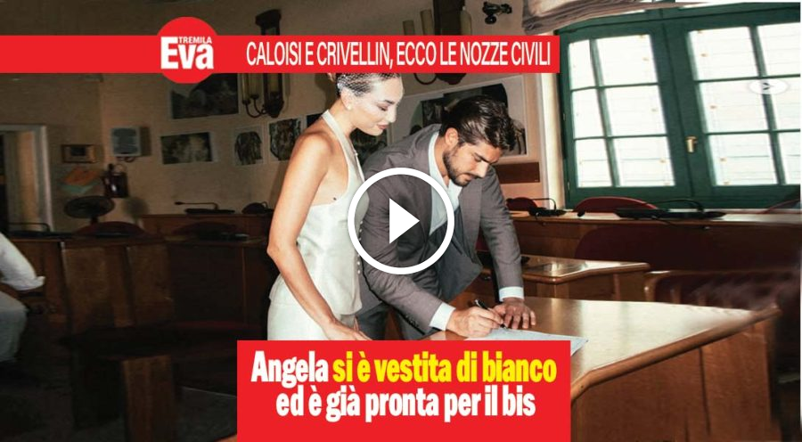 Angela Caloisi e Paolo Crivellin si sono sposati in Comune