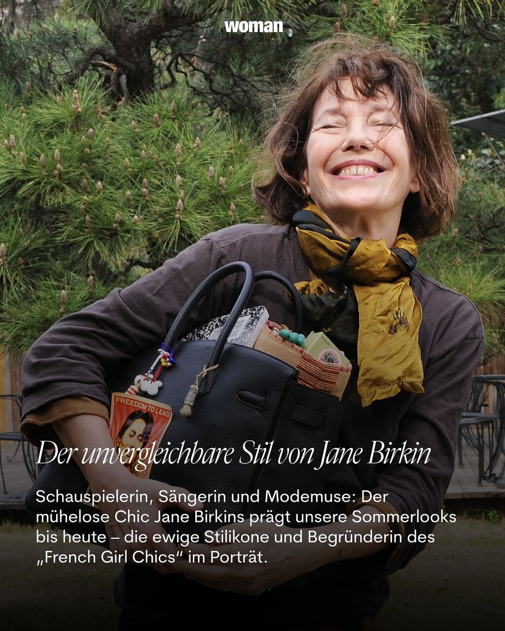 Jane Birkin im Portr&auml;t