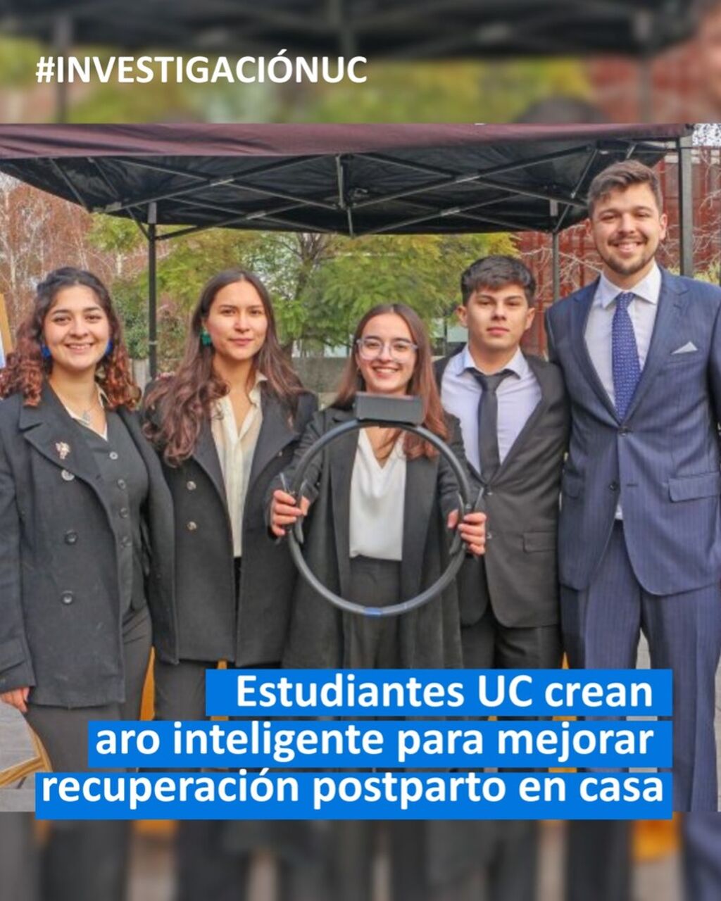 Estudiantes chilenos crean aro inteligente que mejora la recuperaci&oacute;n postparto desde casa