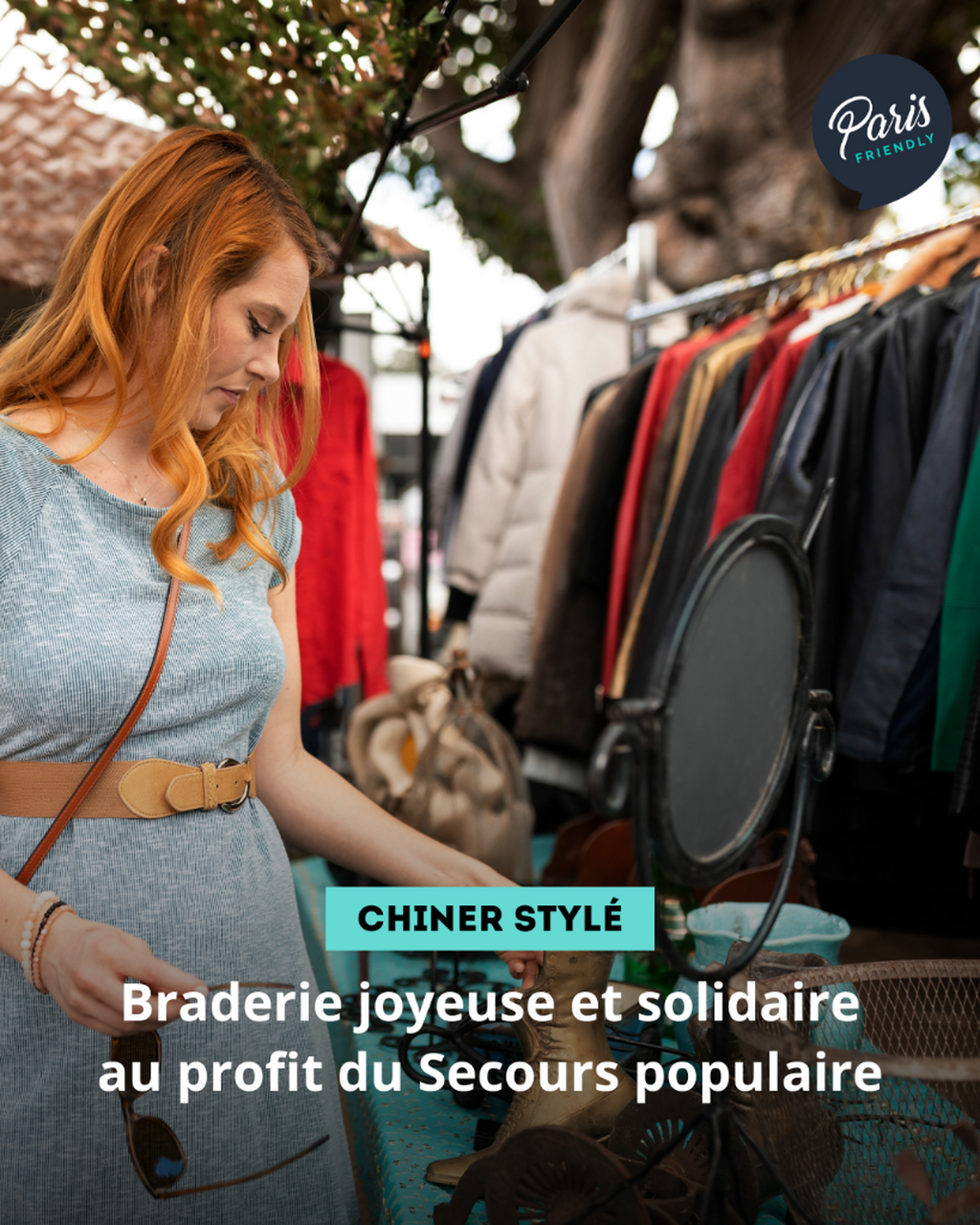 Braderie joyeuse et solidaire au profit du Secours populaire