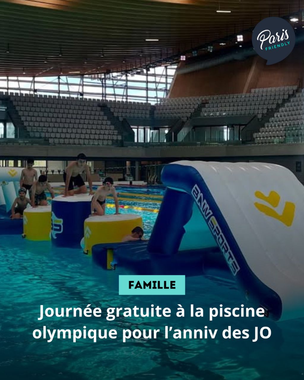 Journ&eacute;e gratuite &agrave; la piscine olympique pour l&rsquo;anniv des JO