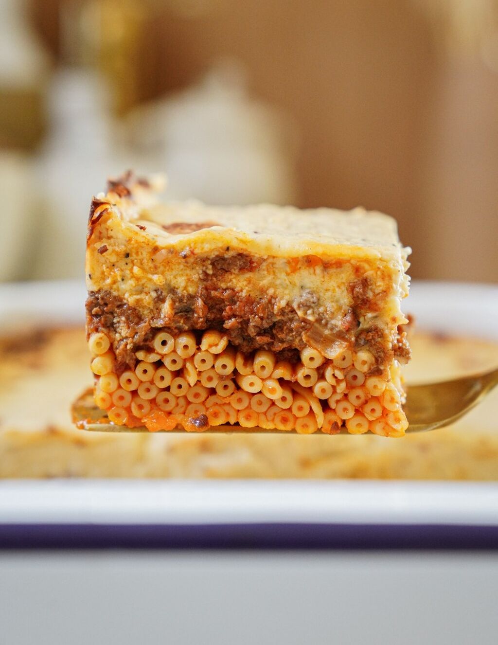 Traditional Greek Pastitsio Recipe (Greek Lasagna)