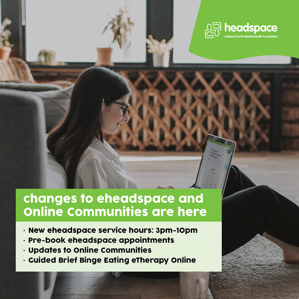 Changes to online & phone mental health services